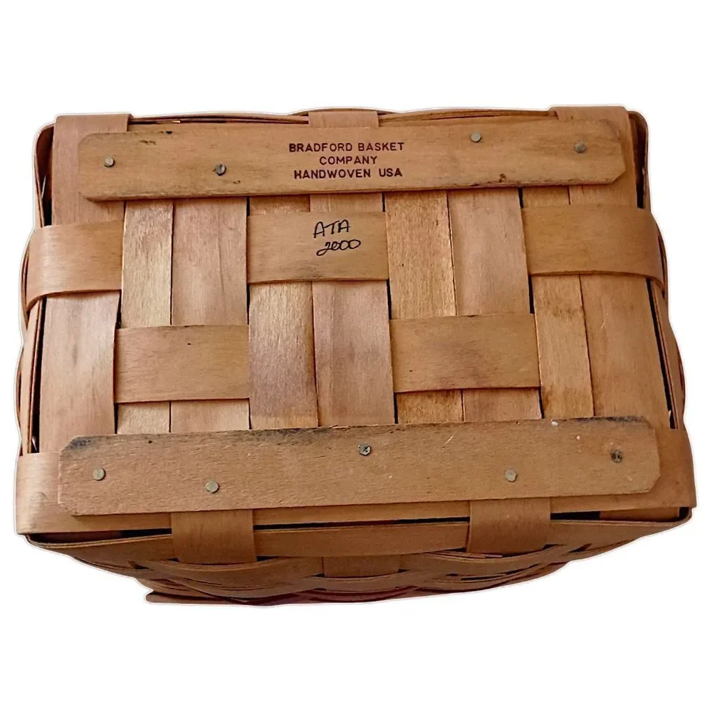 Bradford Basket Co Basket Lidded Handmade‎ USA Everyday A Precious Gift From God